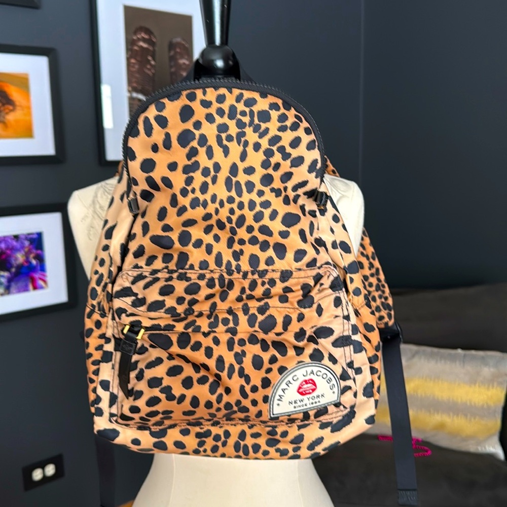 Marc Jacob’s Cheetah Small Nylon Backpack